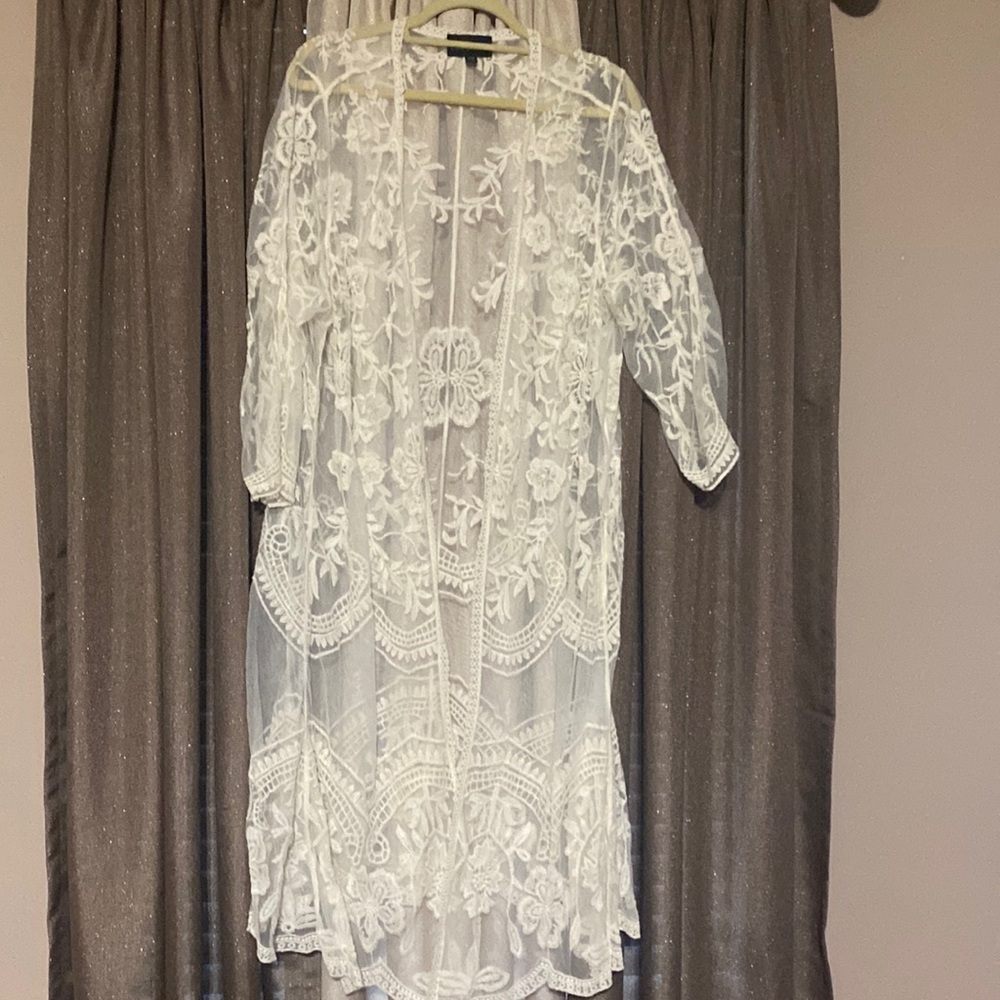 Lane Bryant Lace Kimono